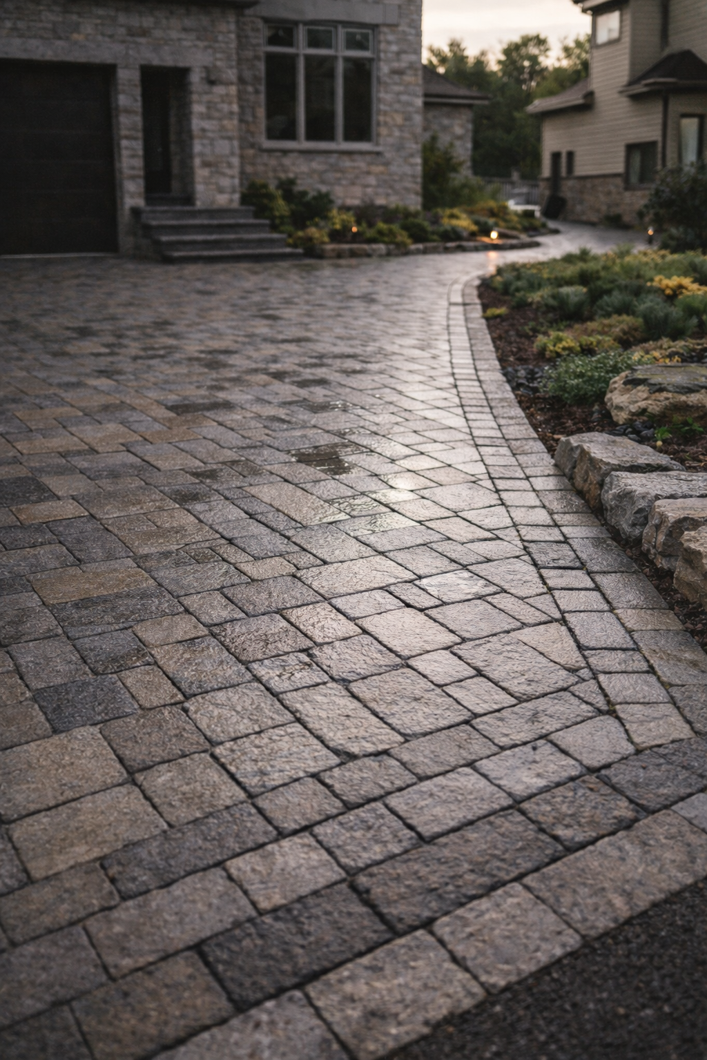 Interlock & Natural Stone Driveways