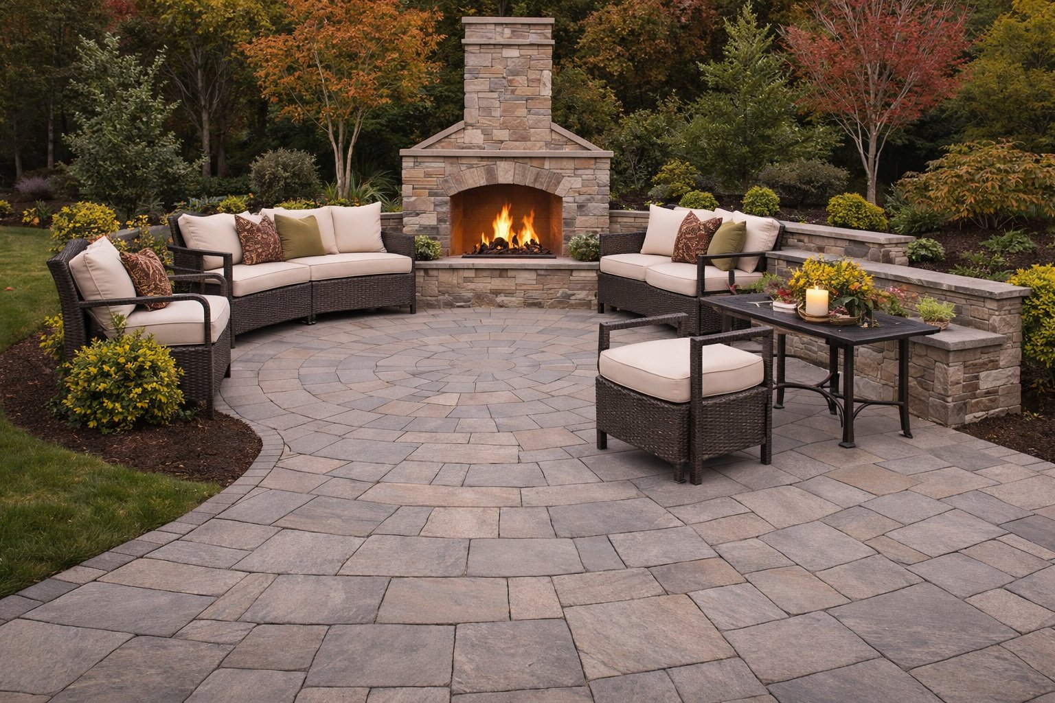 Fire Features & Seating Areas