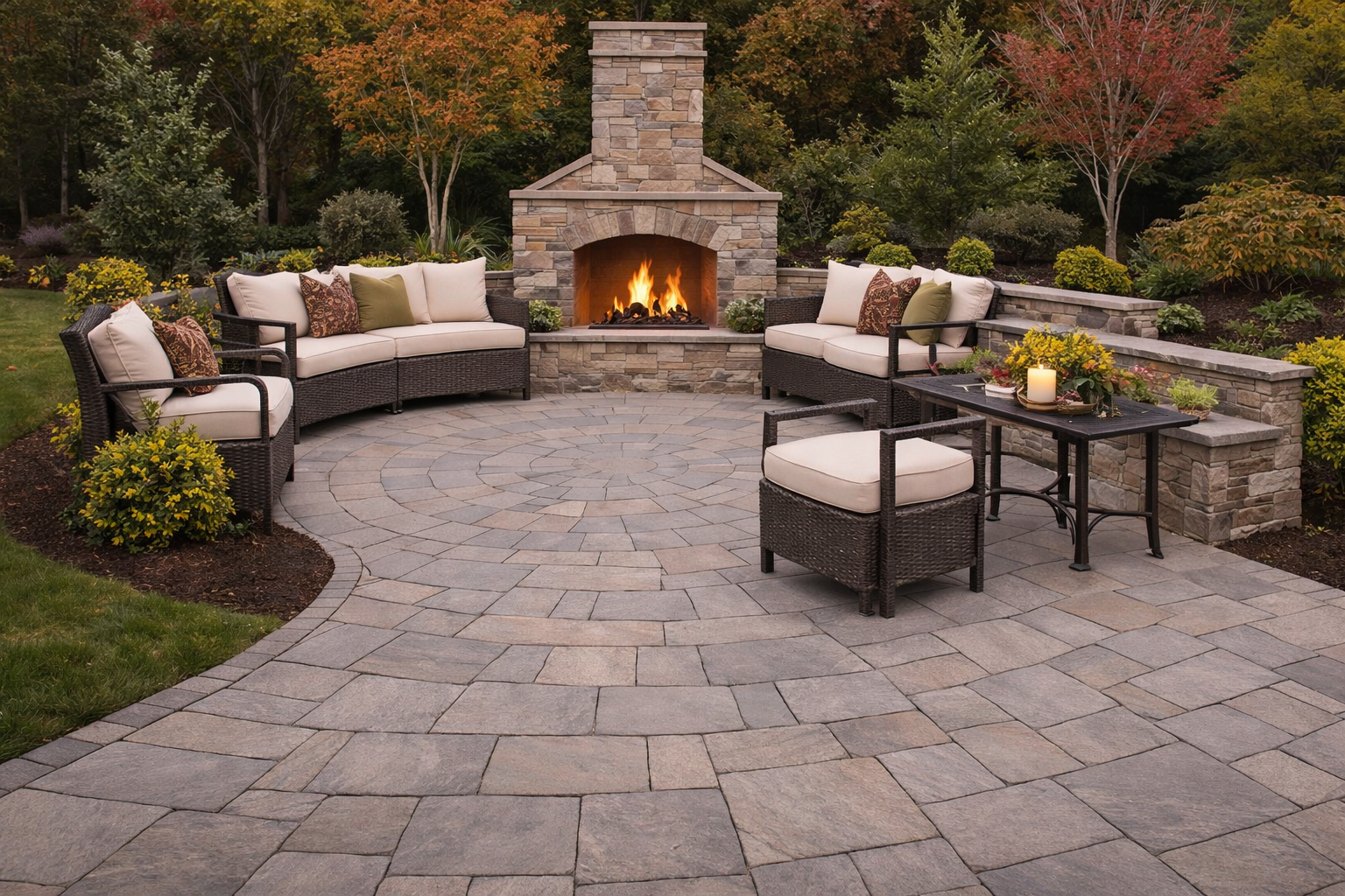 Fire Features & Seating Areas